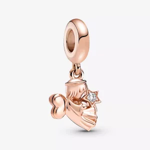 (imagen para) PANDORA Colgante Encanto de Ángel Alado con Corazón - 789650C01