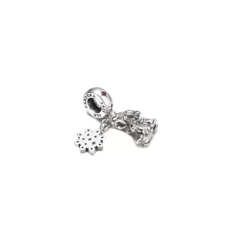 (imagen para) PANDORA Disney Bambi y Thumper Colgante Encanto - 799647C01 - Ver 4
