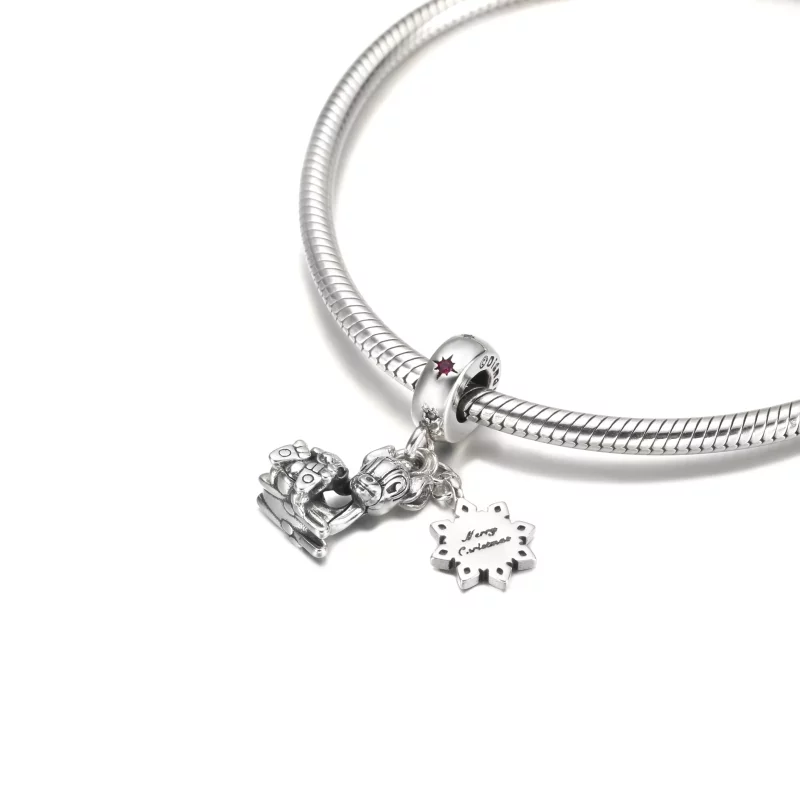 (imagen para) PANDORA Disney Bambi y Thumper Colgante Encanto - 799647C01 - Ver 5