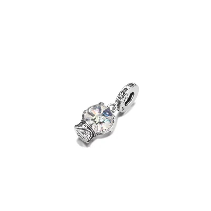 (imagen para) PANDORA Disney Beauty and the Beast Encanto Colgante Rosa Encantada - 790024C01 - Ver 2