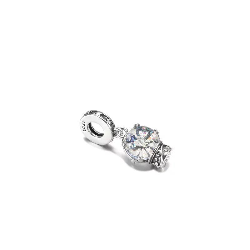 (imagen para) PANDORA Disney Beauty and the Beast Encanto Colgante Rosa Encantada - 790024C01 - Ver 3