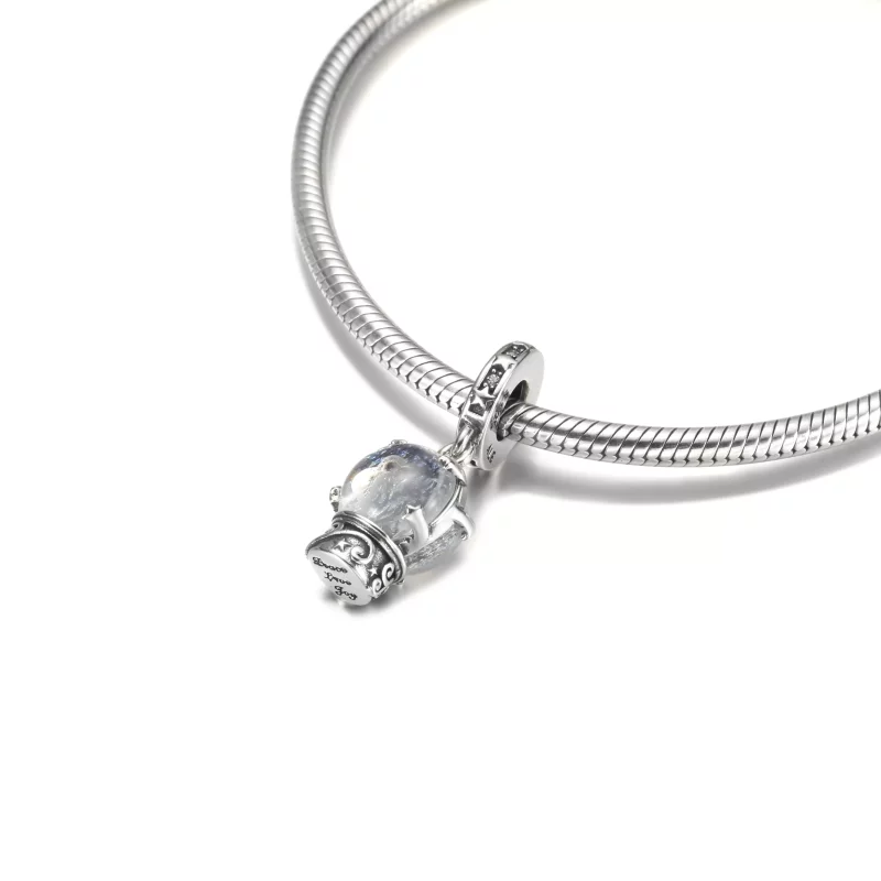 (imagen para) PANDORA Disney Beauty and the Beast Encanto Colgante Rosa Encantada - 790024C01 - Ver 5