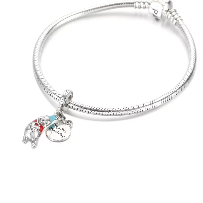 (imagen para) PANDORA Disney Winnie the Pooh Cumpleaños Colgante Charm - 799385C01 - Ver 5