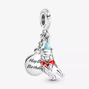 (imagen para) PANDORA Disney Winnie the Pooh Cumpleaños Colgante Charm - 799385C01