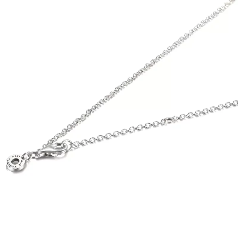 (imagen para) PANDORA Doble Colgante y Collar de Círculos - 399487C01 - Ver 4