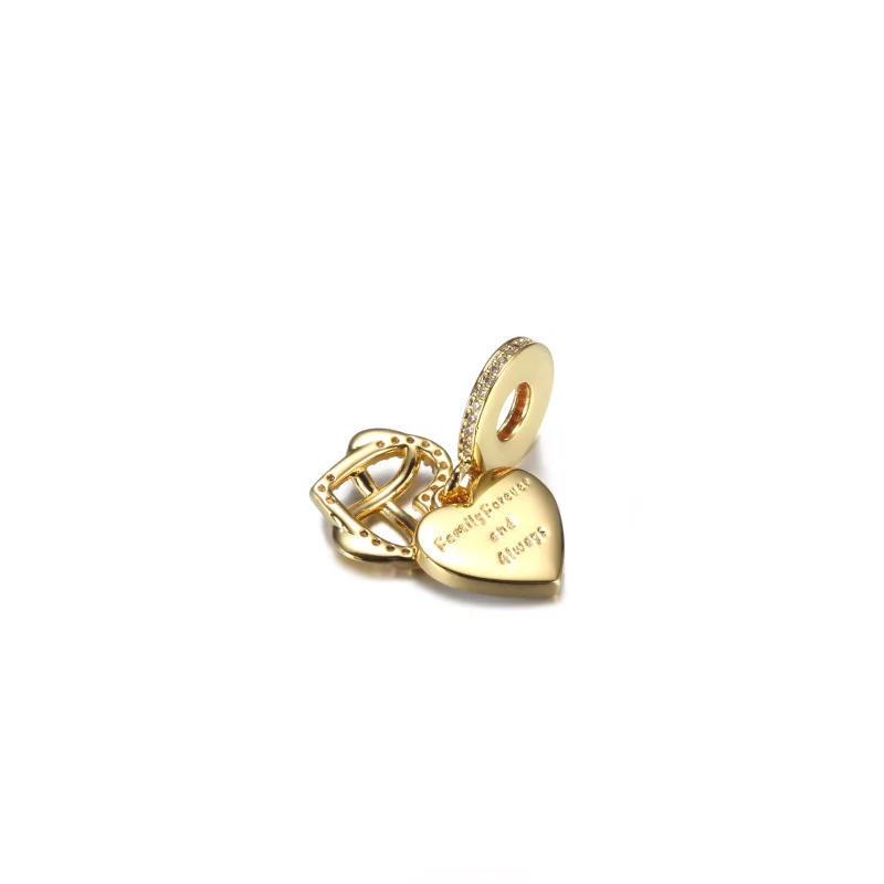 (imagen para) PANDORA encanto colgante con corazón infinito brillante - 759516C01 - Ver 4
