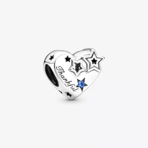 (imagen para) PANDORA Encanto Corazón Agradecido y Estrellas - 799527C01