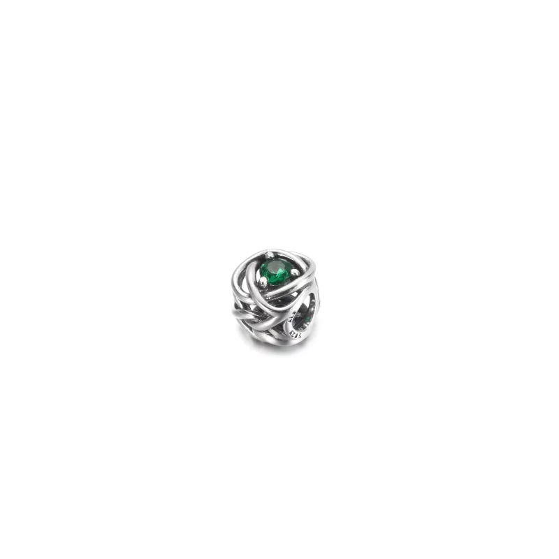 (imagen para) PANDORA Encanto Círculo Eternidad Verde de Mayo - 790065C08 - Ver 2