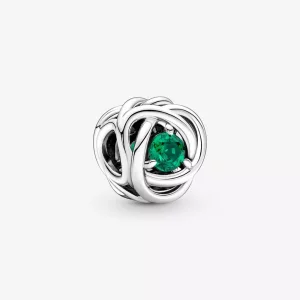 (imagen para) PANDORA Encanto Círculo Eternidad Verde de Mayo - 790065C08