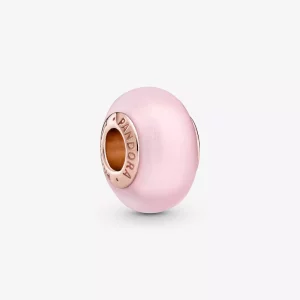 (imagen para) PANDORA Encanto de Cristal Murano Mate Rosa - 789421C00