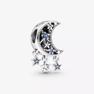 (imagen para) PANDORA Encanto de Estrella y Luna Creciente - 799643C01