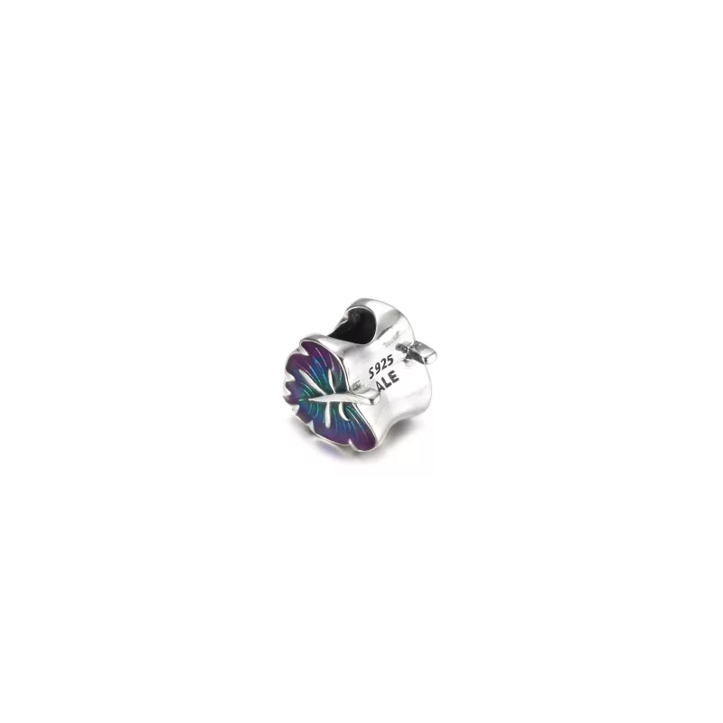 (imagen para) PANDORA Encanto de Hoja Morado y Verde - 799542C01 - Ver 5