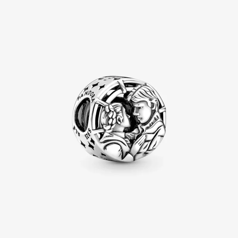 (imagen para) PANDORA Encanto Star Wars Han Solo y Leia Beso - 799506C00