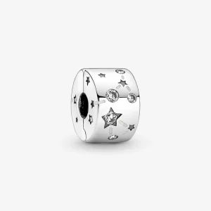 (imagen para) PANDORA Estrellas y Galaxia Clip Charm - 790010C01