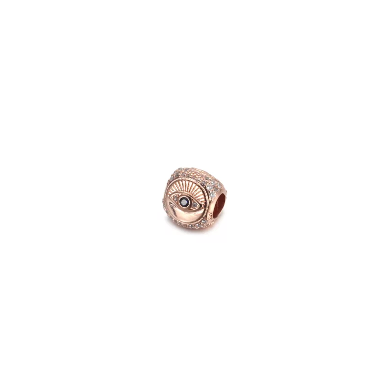 (imagen para) PANDORA Hamsa, Ojo que Todo lo Ve y Pluma Charm de Tres Lados - 780101C01 - Ver 2