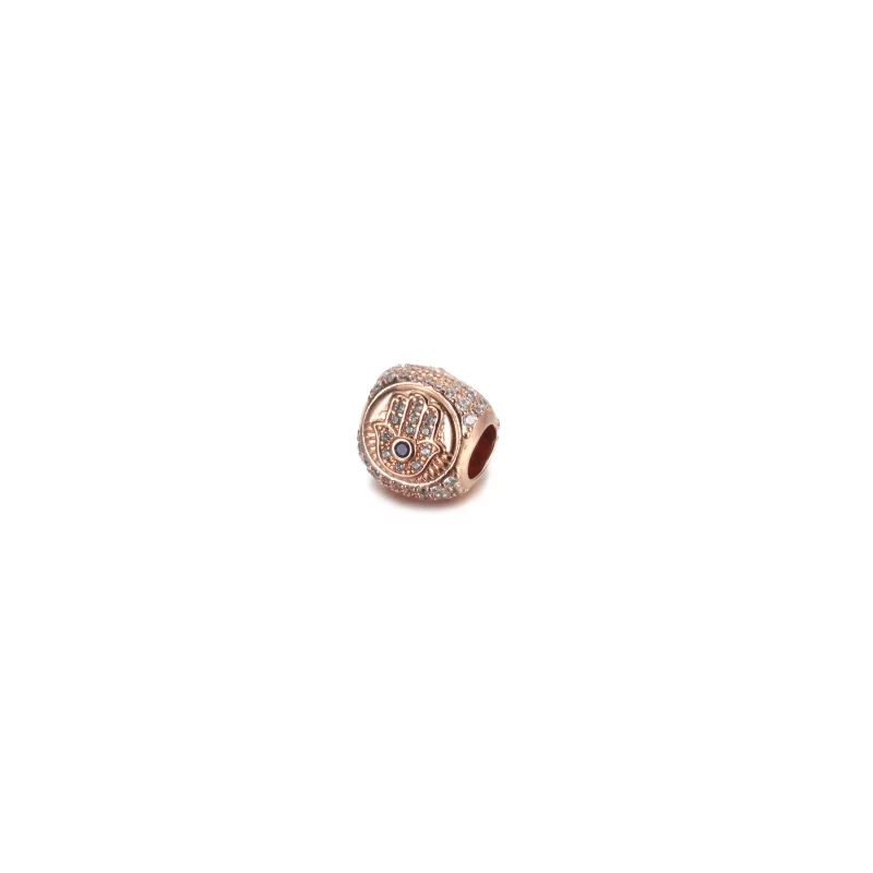 (imagen para) PANDORA Hamsa, Ojo que Todo lo Ve y Pluma Charm de Tres Lados - 780101C01 - Ver 3