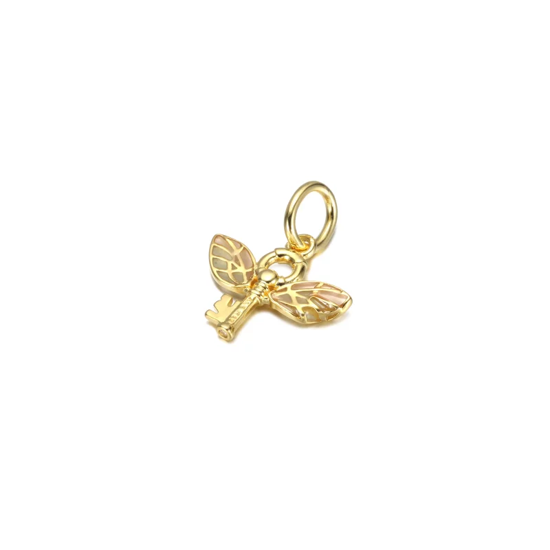 (imagen para) PANDORA Harry Potter, colgante de llave alada - 360034C01 - Ver 3