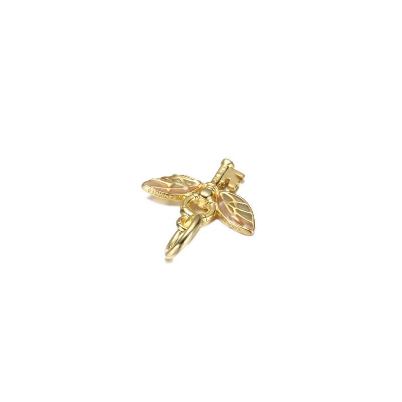 (imagen para) PANDORA Harry Potter, colgante de llave alada - 360034C01 - Ver 4