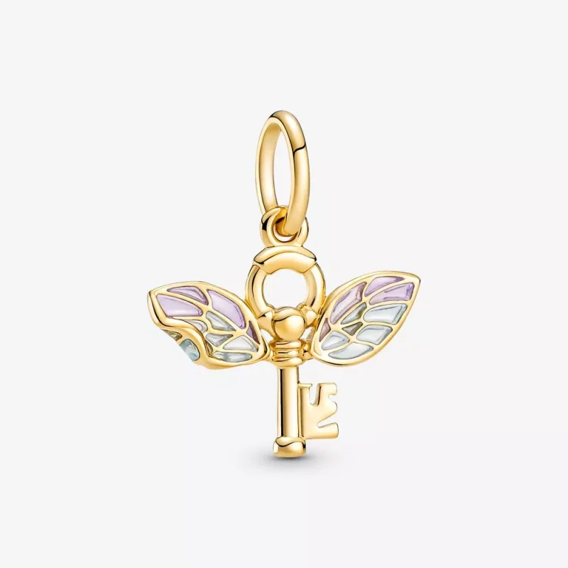 (imagen para) PANDORA Harry Potter, colgante de llave alada - 360034C01