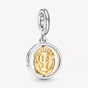 (imagen para) PANDORA Harry Potter, Colgante Giratorio de Hedwig - 760035C00
