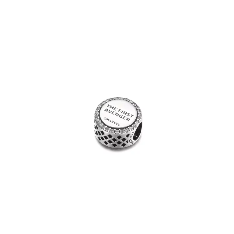 (imagen para) PANDORA Marvel Los Vengadores Capitán América Escudo Colgante Charm - P-D-3623 - Ver 3