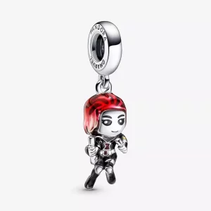 (imagen para) PANDORA Marvel Los Vengadores Charm Colgante de Viuda Negra - 790785C01
