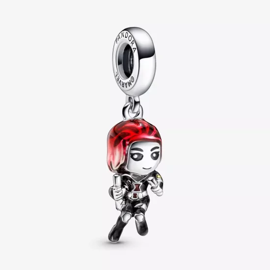 (imagen para) PANDORA Marvel Los Vengadores Charm Colgante de Viuda Negra - 790785C01