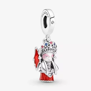 (imagen para) PANDORA Muñeca de la ópera de Pekín - Abalorio colgante - 799387C01