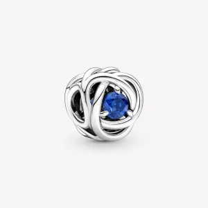 (imagen para) PANDORA Septiembre Azul Encanto de Círculo de Eternidad - 790065C07