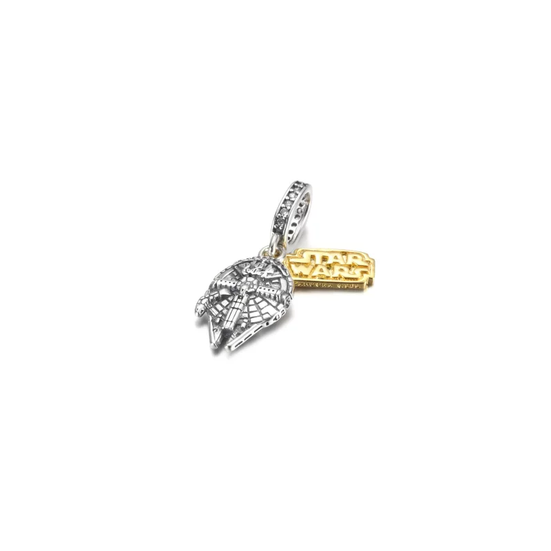 (imagen para) PANDORA Star Wars Halcón Milenario Colgante Charm - 769504C01 - Ver 3