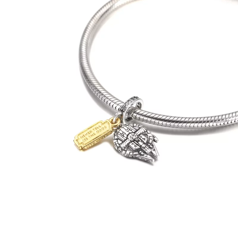(imagen para) PANDORA Star Wars Halcón Milenario Colgante Charm - 769504C01 - Ver 5