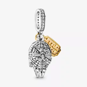 (imagen para) PANDORA Star Wars Halcón Milenario Colgante Charm - 769504C01