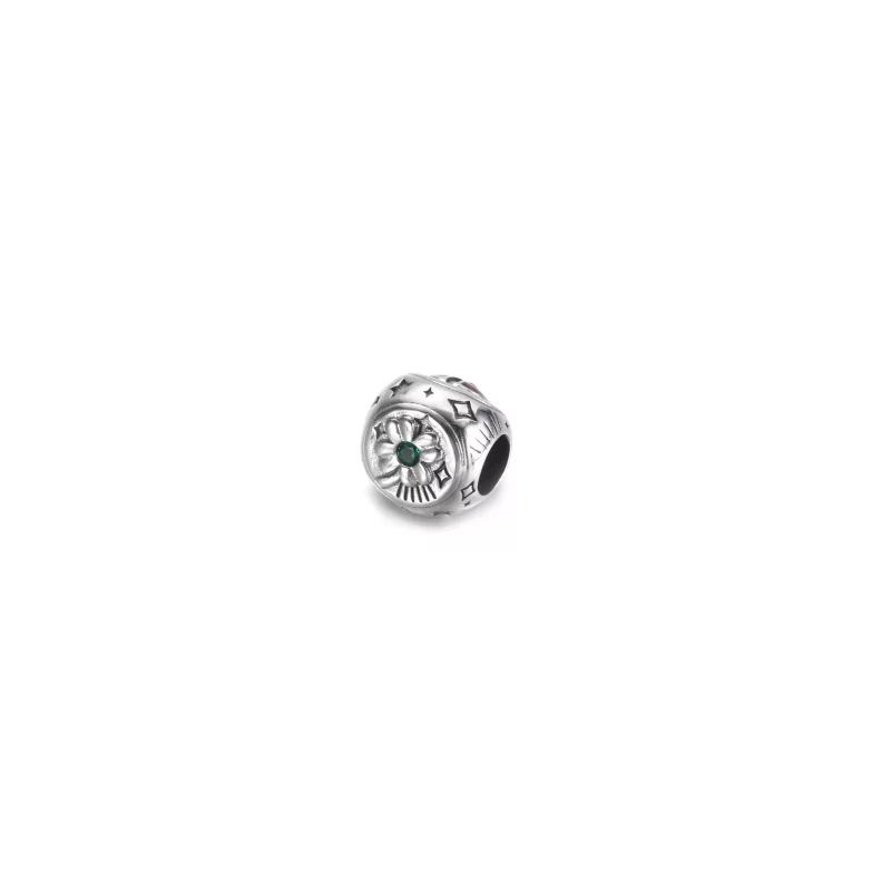 (imagen para) PANDORA Trébol, herradura y mariquita Amuleto de tres lados - 790100C01 - Ver 3