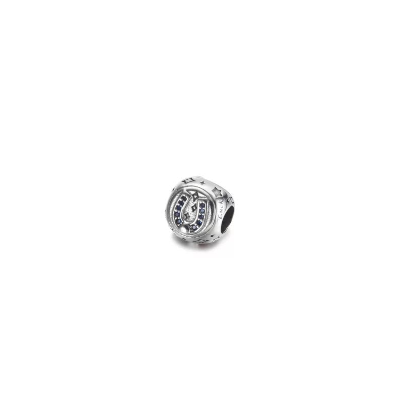(imagen para) PANDORA Trébol, herradura y mariquita Amuleto de tres lados - 790100C01 - Ver 4