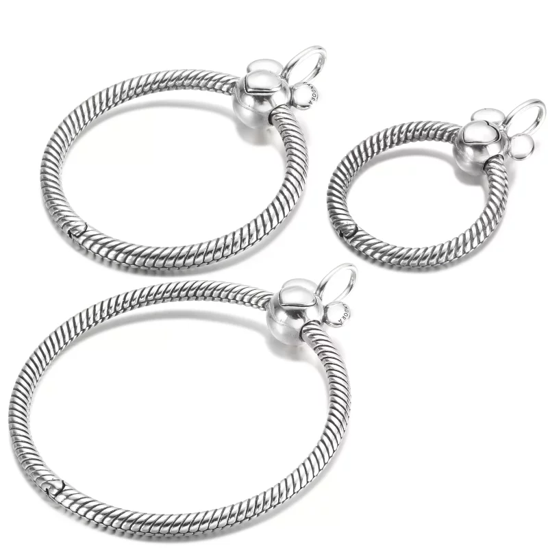 (imagen para) Pendiente grande PANDORA Disney Mickey Mouse O - 390076C00 - Ver 2