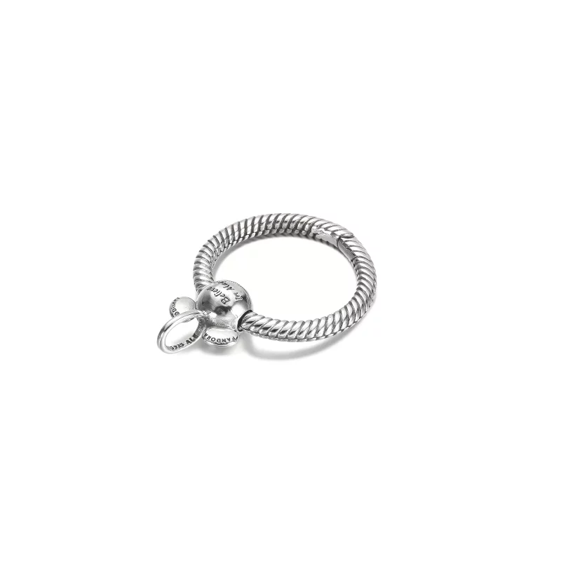 (imagen para) Pendiente grande PANDORA Disney Mickey Mouse O - 390076C00 - Ver 3
