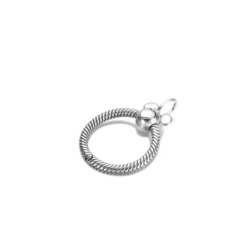(imagen para) Pendiente PANDORA pequeño con colgante de Mickey Mouse de Disney - 390076C02 - Ver 2