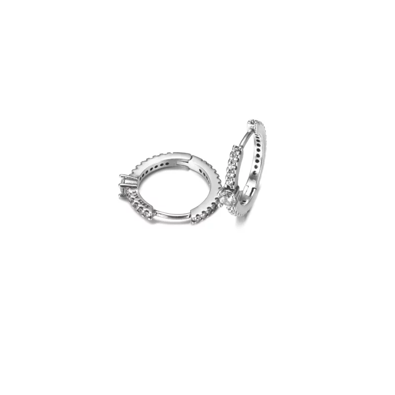 (imagen para) Pendientes de Aro Brillantes PANDORA - 299406C01 - Ver 5