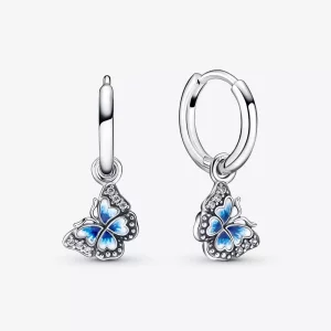 (imagen para) Pendientes de Aro PANDORA Mariposa Azul - 290778C01