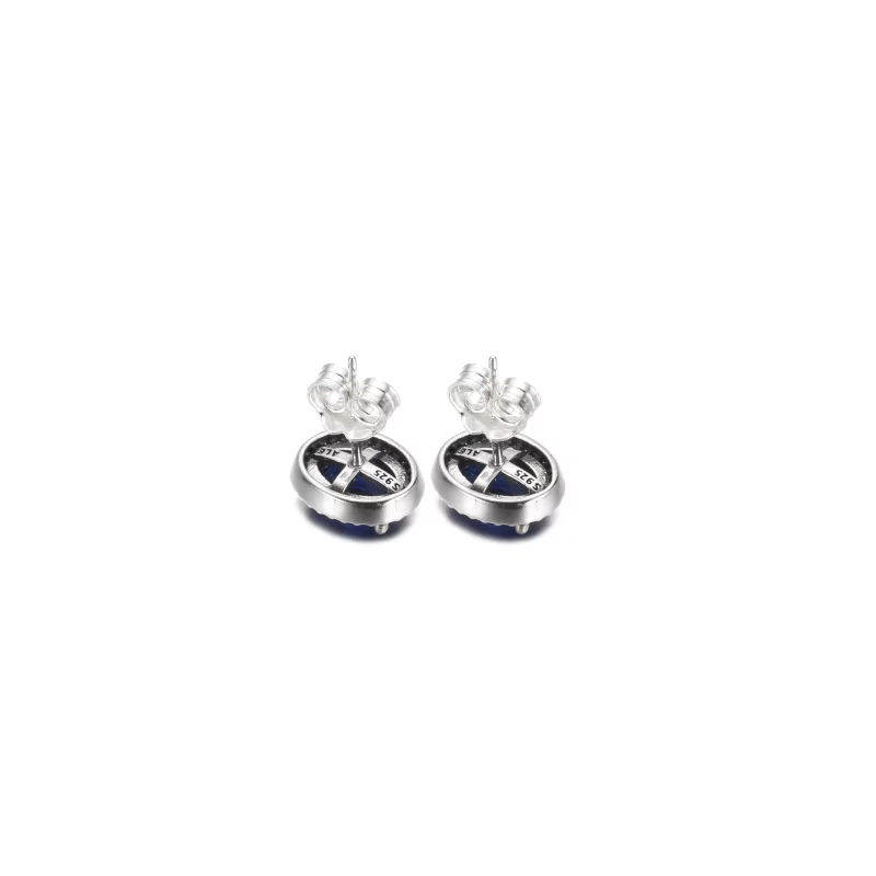 (imagen para) Pendientes de botón PANDORA Sparkling Statement Halo - 290040C01 - Ver 4