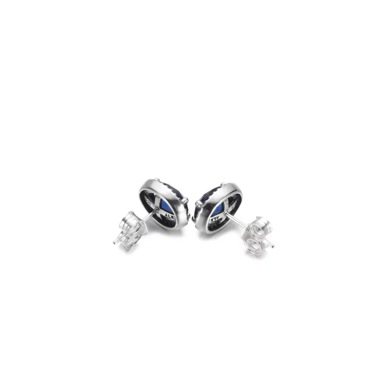 (imagen para) Pendientes de botón PANDORA Sparkling Statement Halo - 290040C01 - Ver 5