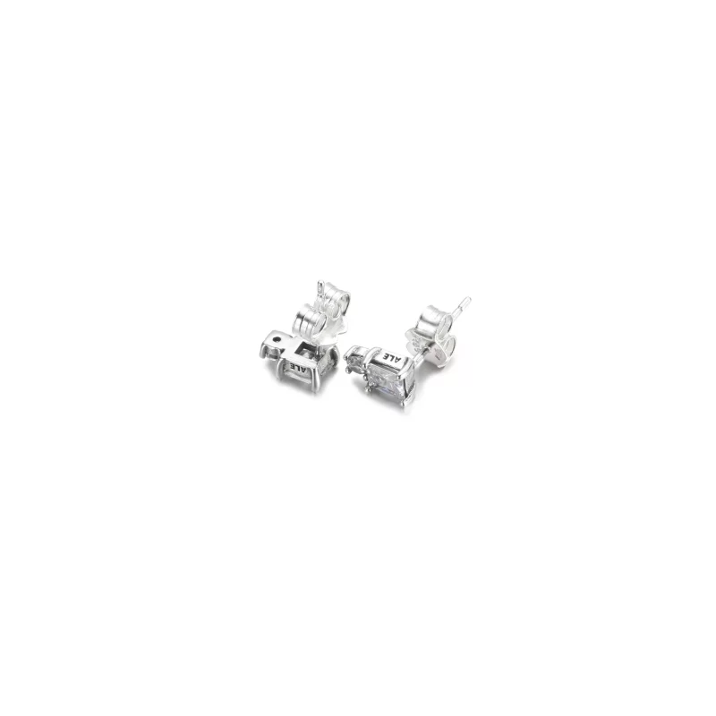 (imagen para) Pendientes PANDORA Brillantes Redondos y Cuadrados - 290036C01 - Ver 5