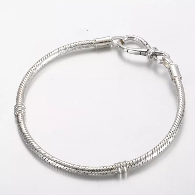 (imagen para) Pulsera de cadena con serpiente y nudo infinito de Pandora Moments - 590792C00 - Ver 3