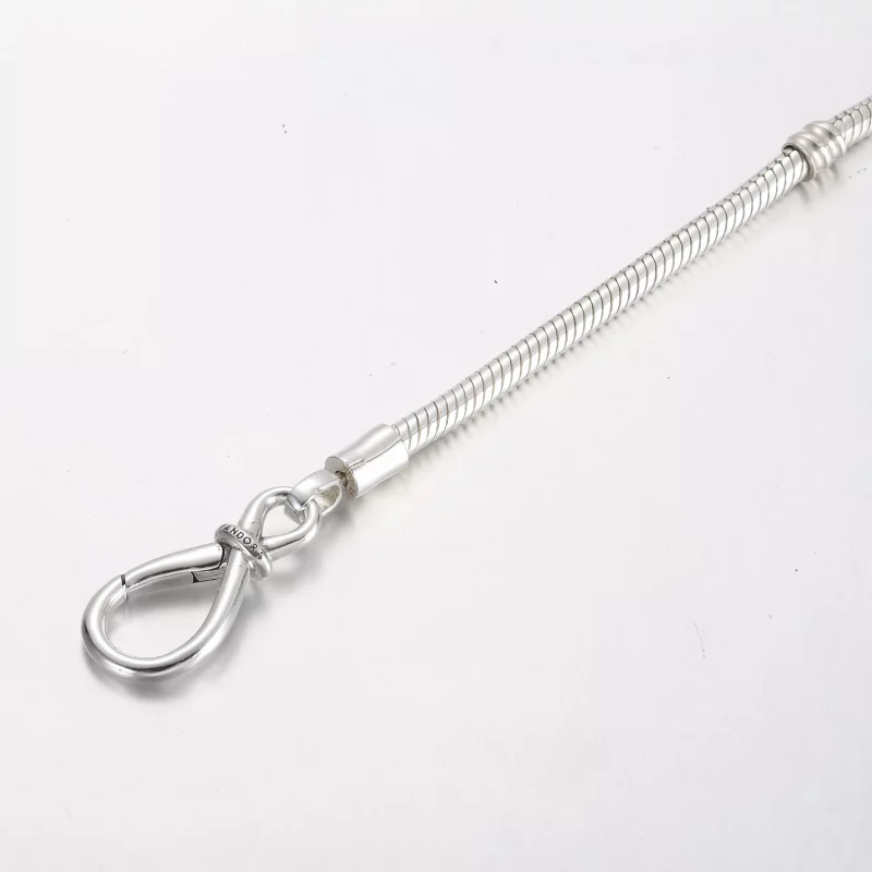 (imagen para) Pulsera de cadena con serpiente y nudo infinito de Pandora Moments - 590792C00 - Ver 5