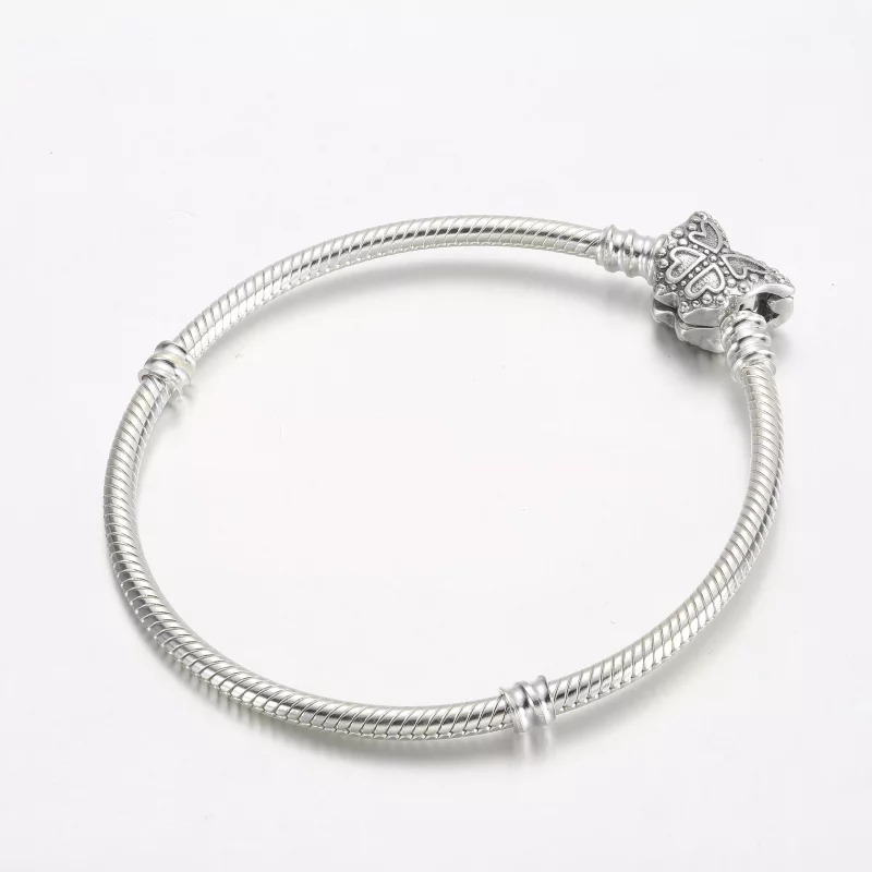 (imagen para) Pulsera de cadena de serpiente con cierre de mariposa Pandora Moments - 590782C0 - Ver 2