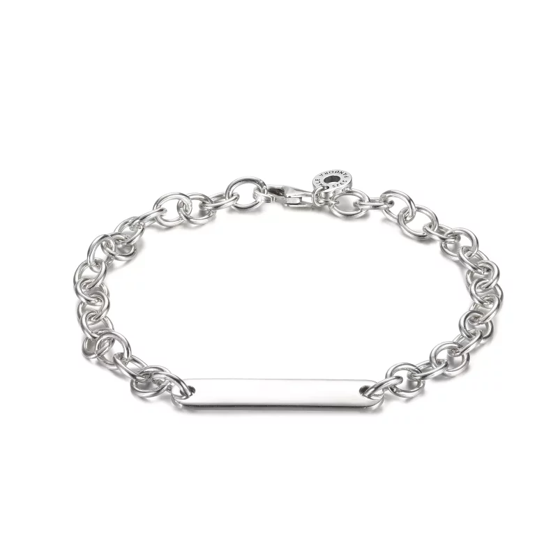 (imagen para) Pulsera de eslabones grabables PANDORA - 599523C00 - Ver 2