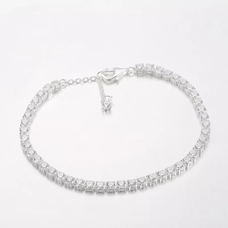 (imagen para) Pulsera de tenis brillante Pandora - 591469C01 - Ver 2