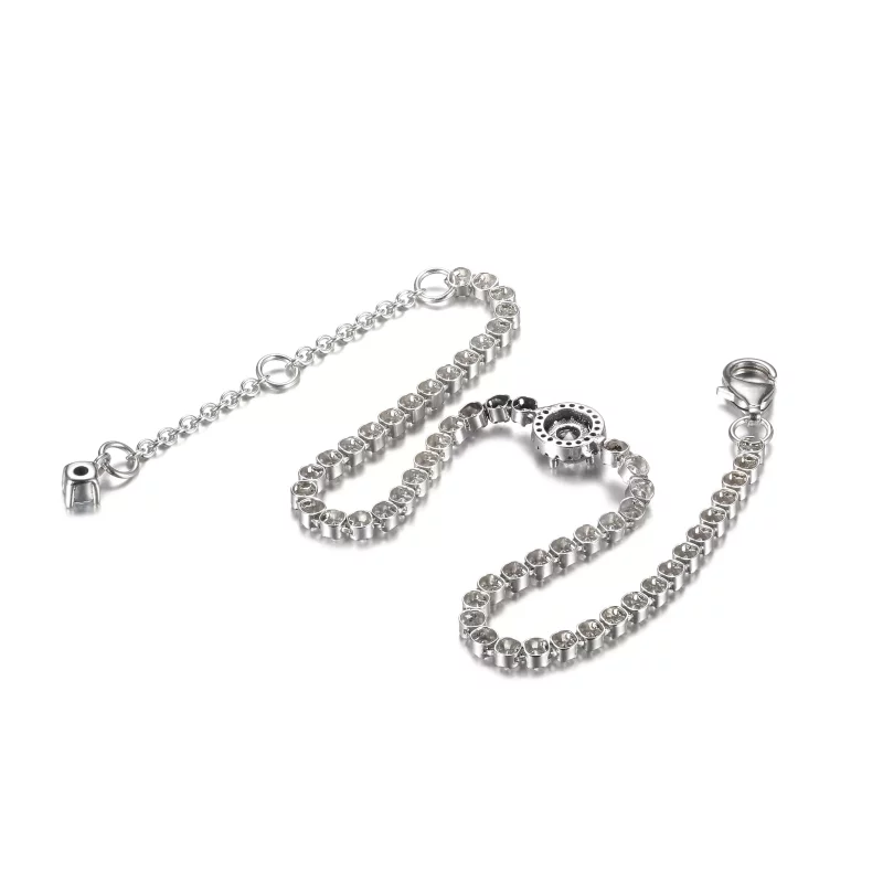 (imagen para) Pulsera de tenis PANDORA Sparkling Halo - 599416C01 - Ver 4