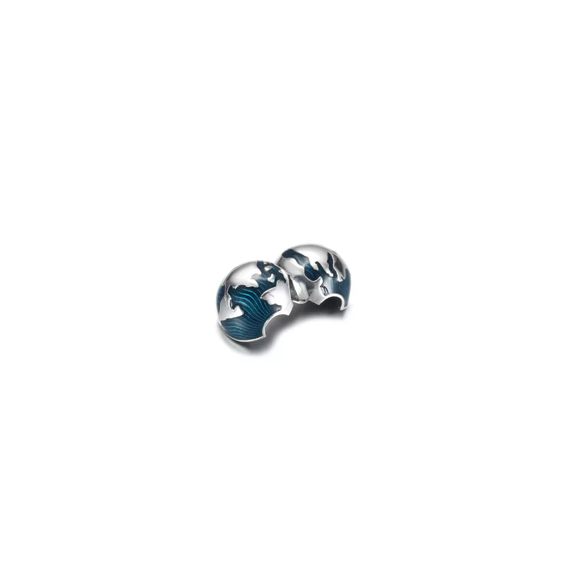 (imagen para) Pulsera PANDORA con abalorio de clip en forma de globo azul - 799429C01 - Ver 4