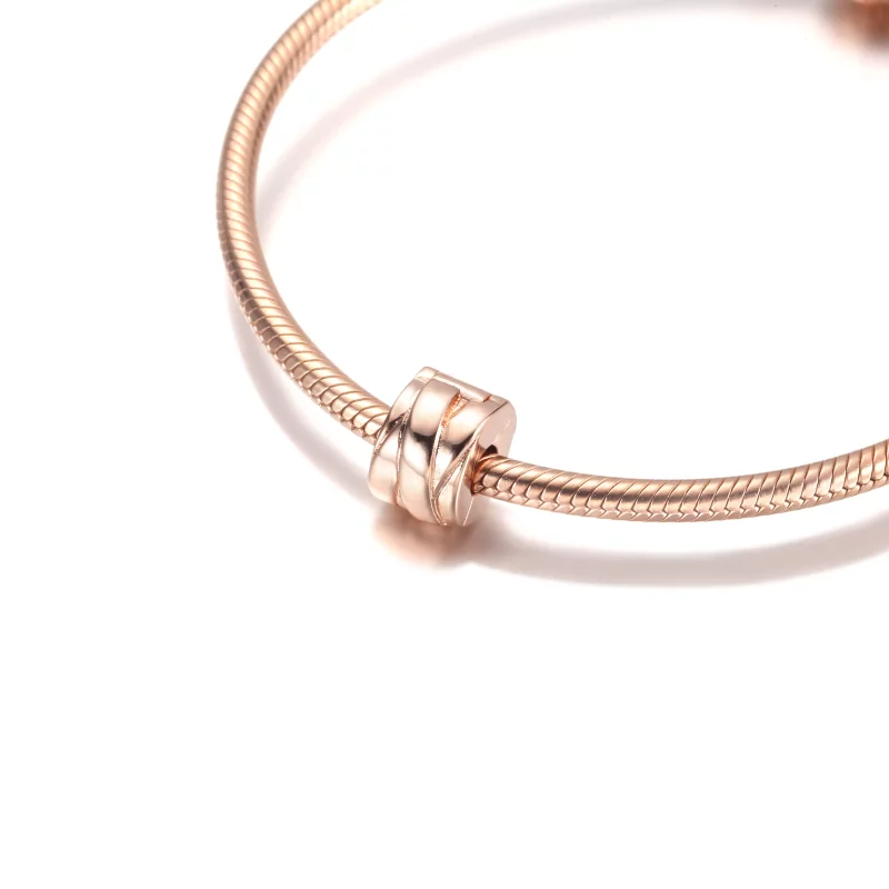(imagen para) Pulsera PANDORA con abrazadera de lazo pulido - 789502C00 - Ver 5